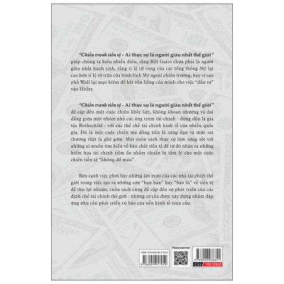 Cuốn Sách: Chiến Tranh Tiền Tệ - Phần 1 - Ai Thực Sự Là Người Giàu Nhất Thế Giới ? (Tái Bản 2020)