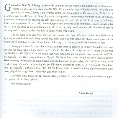 Giáo trình Thiết Bị Và Dụng Cụ Đo Cơ Khí