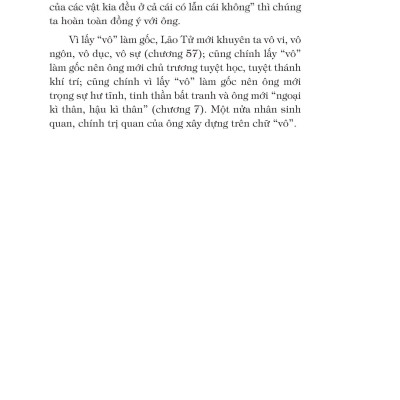 Bách Gia Tranh Minh - Lão Tử Đạo Đức Kinh