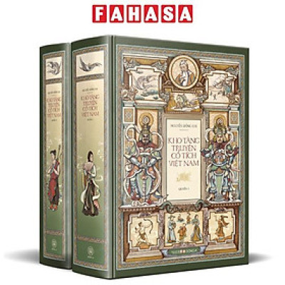 Sách - Bộ Sách Kho Tàng Truyện Cổ Tích Việt Nam - Quyển 1 + Quyển 2 (Bộ 2 Quyển) - Bìa Cứng