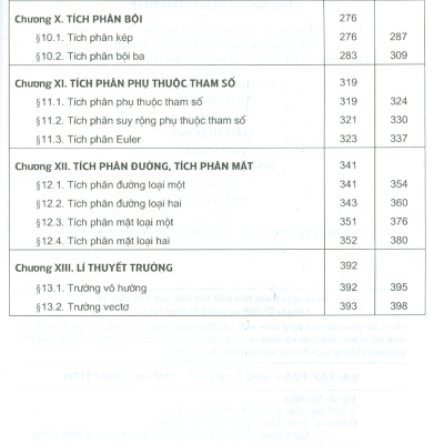 Bài Tập Toán Học Cao Cấp, Tập Hai: Giải Tích (Tái bản 2024) - GS.TS. Nguyễn Đình Trí (Chủ biên), PGS.TS. Trần Việt Dũng, PGS.TS. Trần Xuân Hiền, PGS.TS. Nguyễn Xuân Thảo