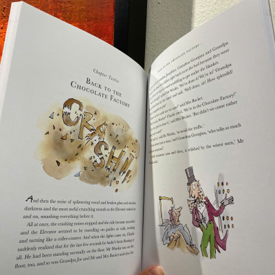 Sách - Charlie and the Great Glass Elevator by Roald Dahl, Quentin Blake - Sách Tiếng Anh trẻ em