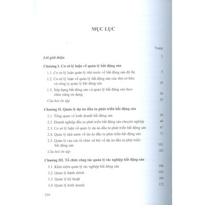 Giáo Trình Quản Lý Bất Động Sản