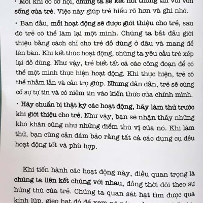 Học Montessori Để Dạy Trẻ Theo Phương Pháp Montessori - 100 Hoạt Động Montessori: Con Không Muốn Làm Cây Trong Lồng Kính