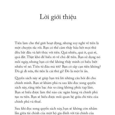 Hiểu Đúng Về Tiền