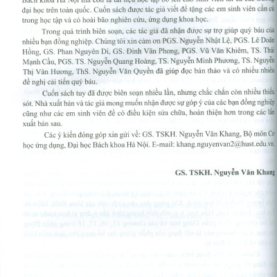 Cơ Học Kỹ Thuật (Engineering Mechanics) - Giáo trình dùng cho sinh viên Đại học Bách khoa Hà Nội và các trường Đại học, Cao đẳng kỹ thuật
