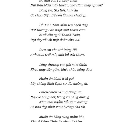 Ca Dao Việt Nam Tuyển Chọn 