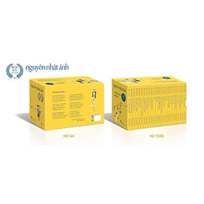 Sách - Thời Thơ Ấu Dài Lâu - Nguyễn Nhật Ánh - Boxset 24 Cuốn - Phiên Bản Vàng Ấm Áp