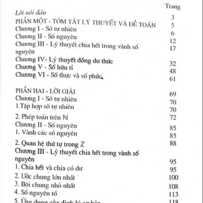 Bài Tập Số Học ( Dùng Cho Các Trường Cao Đẳng Sư Phạm Và Đại Học Sư Phạm)