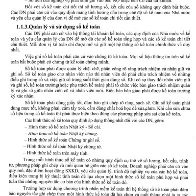 Hệ Thống Thông Tin Kế Toán - Báo Cáo Kế Toán Theo Phương Pháp Thủ Công - KT