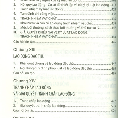 Giáo Trình Luật Lao Động Việt Nam - PGS.TS. Lê Thị Hoài Thu - (bìa mềm)