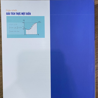 Sách - Giáo trình giải tích thực một biến