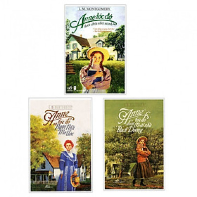 Combo 3 cuốn Anne Tóc Đỏ Dưới Chái Nhà Xanh+Anne Tóc Đỏ Dưới Mái Nhà Bạch Dương+ Anne Tóc Đỏ Và Ngôi Nhà Mơ Ước( Tặng kèm bookmark Happy Life)