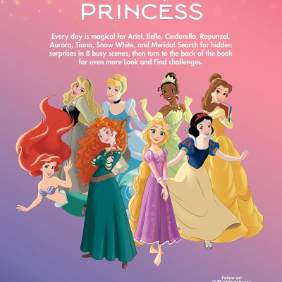 Sách ngoại văn: Look And Find - Midi Disney Princess Find The Magic