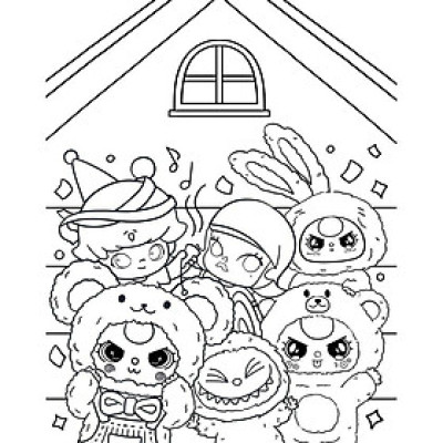 Sách - BabyThree Sách Tô Màu Thị Trấn