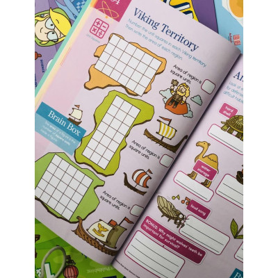 Sách summer brain quest grade 3 & 4 ( 8 - 9 tuổi )