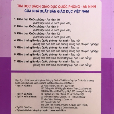 Giáo trình giáo dục quốc phòng - An ninh, tập 2 (dùng cho học sinh các trường trung cấp chuyên nghiệp)