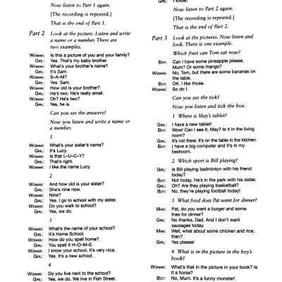 Cambridge English Young Learners 2 for Revised Exam from 2018 Starters Answer Booklet: Authentic Examination Papers