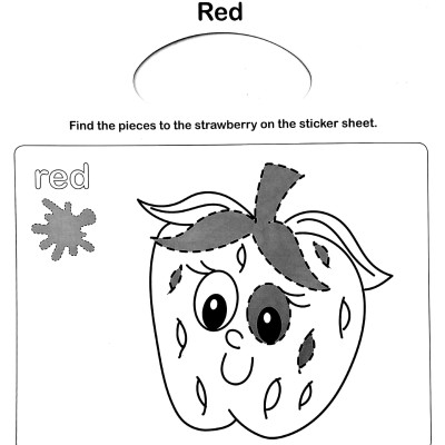 Early Learning Colours And Shapes - Sticker Activity