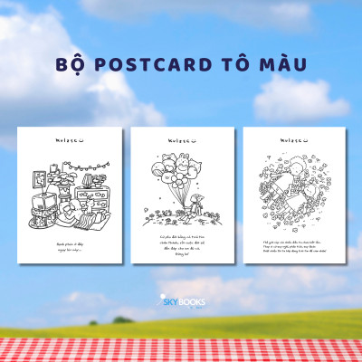 Sách - Tô Bình Yên Vẽ Hạnh Phúc - Bản Đặc Biệt - Tặng Kèm Chữ Ký Tác Giả + Bộ 3 Postcard - Độc Quyền Fahasa