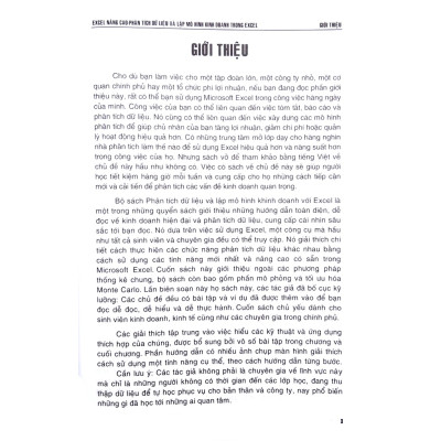  Excel Nâng Cao - Phân Tích Dữ Liệu Và Lập Mô Hình Kinh Doanh Trong Exce