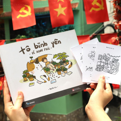Sách - Tô Bình Yên Vẽ Hạnh Phúc - Bản Đặc Biệt - Tặng Kèm Chữ Ký Tác Giả + Bộ 3 Postcard - Độc Quyền Fahasa