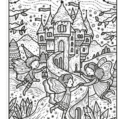 Winter Wonderland Magic Painting Book