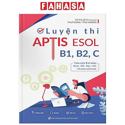 Sách - Luyện Thi Aptis Esol B1, B2, C