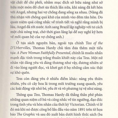 Tess Một Tâm Hồn Trong Trắng