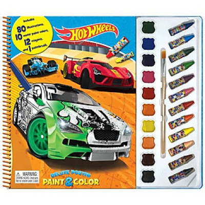 Mattel Hot Wheels Deluxe Poster Paint & Color