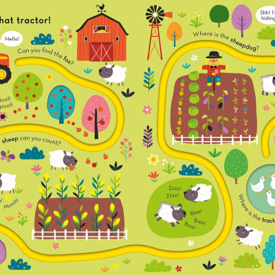 Follow That Tractor! (Trace The Trails)