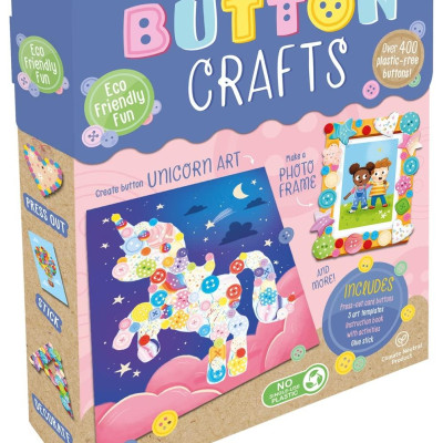 Button Crafts (Children’s Arts and Crafts Activity Kit)