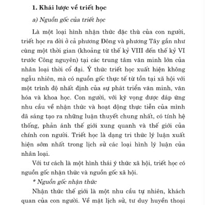 Sách - Giáo Trình Triết Học Mác-Lenin (Dành Cho Bậc Đại Học Hệ Chuyên Lý Luận Chính Trị)