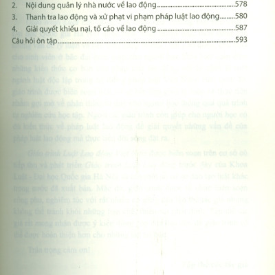 Giáo Trình Luật Lao Động Việt Nam - PGS.TS. Lê Thị Hoài Thu - (bìa mềm)