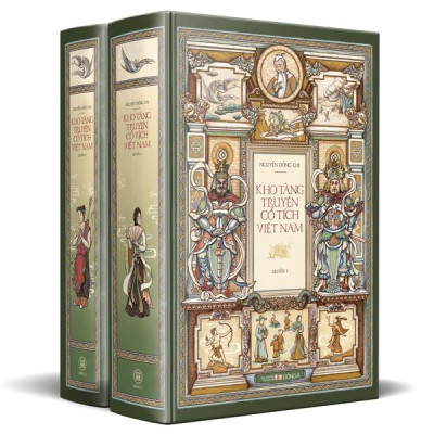 Sách - Bộ Sách Kho Tàng Truyện Cổ Tích Việt Nam - Quyển 1 + Quyển 2 (Bộ 2 Quyển) - Bìa Cứng