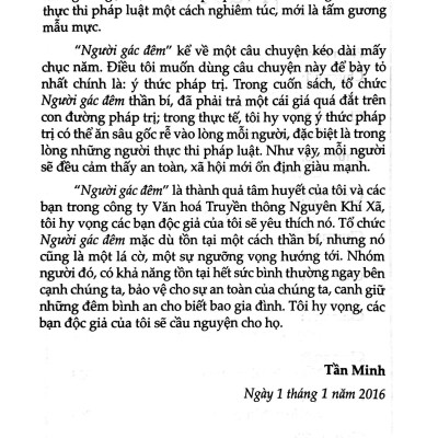 Series Pháp Y Tần Minh - Người Gác Đêm - Tập 1 (Tái Bản 2024)