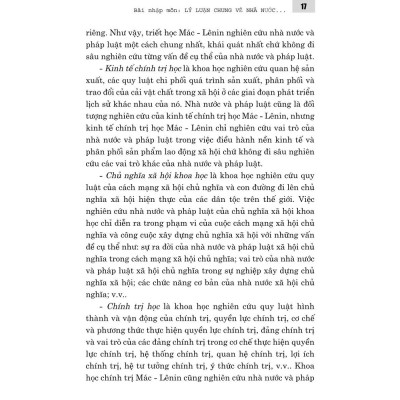 Giáo trình lý luận chung về nhà nước và pháp luật (Dành cho đào tạo đại học, sau đại học và trên đại học ngành luật) xuất bản lần thứ tư, có chỉnh sửa, bổ sung - bản in 2024