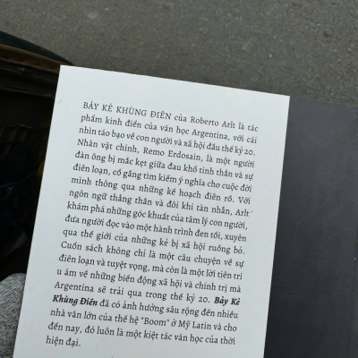 (Bìa mềm) BẢY KẺ KHÙNG ĐIÊN - Roberto Arlt - Trần Tiễn Cao Đăng dịch - Tao Đàn