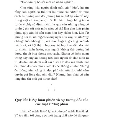Bách Gia Tranh Minh - Lão Tử Đạo Đức Kinh