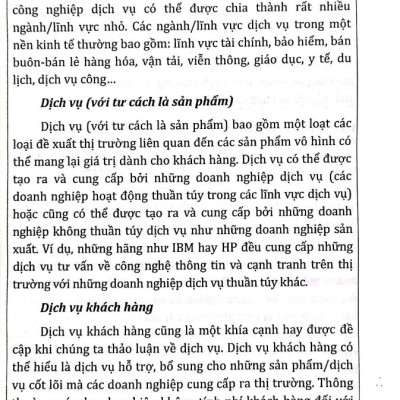   Giáo Trình Marketing Dịch Vụ