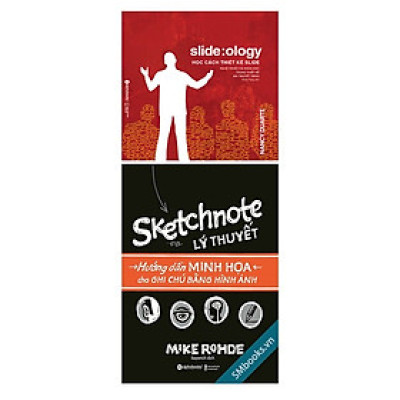 Combo Sách: Slideology: Học Cách Thiết Kế Slide + Sketchnote Lý Thuyết 