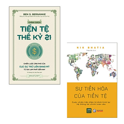 Combo 2 Cuốn Về Tài Chính Tiền Tệ- Sự Tiến Hóa Của Tiền Tệ+Chính Sách Tiền Tệ Thế Kỷ 21