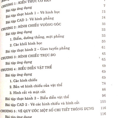 Bài tập vẽ kỹ thuật (Sách dùng cho các trường đào tạo hệ Cao đẳng)