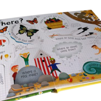 Sách tương tác tiếng Anh - Usborne Lift the Flap Questions and Answers about Nature