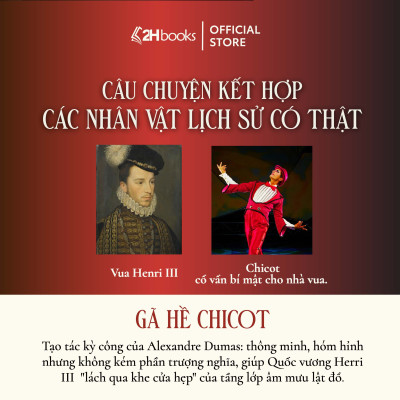 Sách Gã Hề Chicot bìa cứng (BC), tiểu thuyết hiệp sỹ, văn học kinh điển của Alexandre Dumas