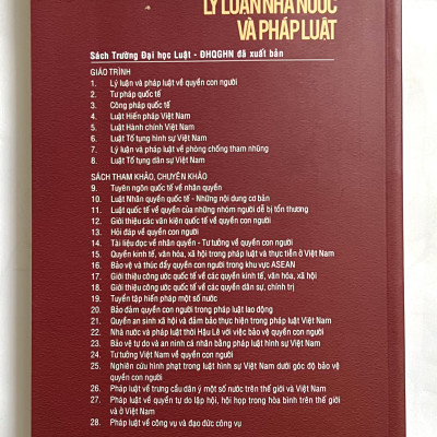 Sách - Giáo trình Lý luận nhà nước và pháp luật Việt Nam (Tái bản lần thứ nhất)