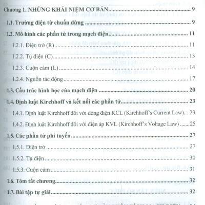 Bài giảng Lý Thuyết Mạch - Nguyễn Hữu Phát (Chủ biên), Đào Lê Thu Thảo