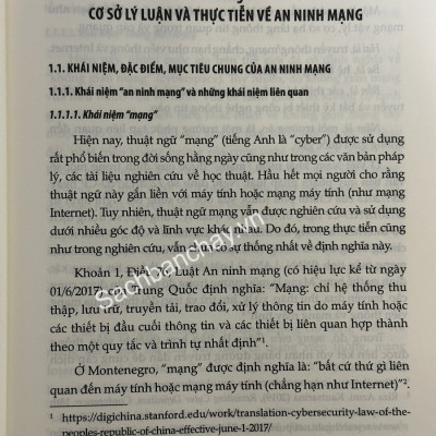 An Ninh Mạng Ở Việt Nam Hiện Nay - Những Vấn Đề Lý Luận Và Thực Tiễn (Sách Chuyên Khảo)