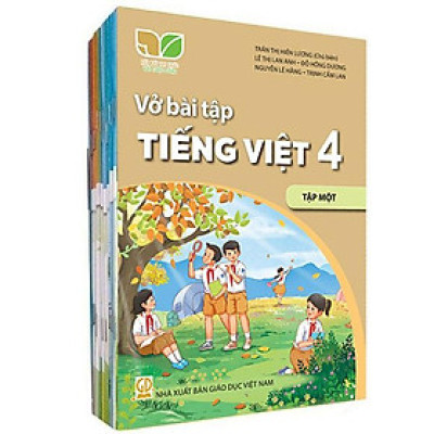 Sách - Sách Giáo Khoa Bộ Lớp 4 - Kết Nối - Sách Bài Tập (Bộ 12 Cuốn) (Chuẩn)