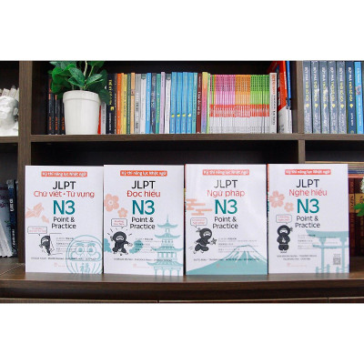 Sách - Kỳ thi năng lực Nhật ngữ: Point & Practice N3 - Chữ viết Từ vựng -NXB Trẻ